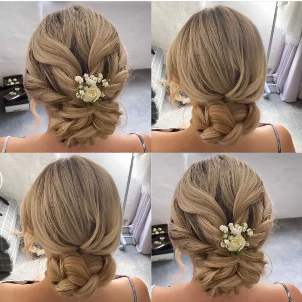 bridal hair trial